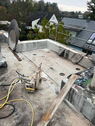 Kernbohrung Beton für architektonische Umgestaltungen